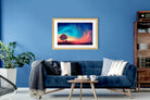 Sunrise Abstract Painting - Meri Deewar 3 : 2 Horizontal Premium Wall Art Canvas by MeriDeewar