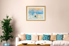 Sunset View Painting - Meri Deewar 3 : 2 Horizontal Premium Wall Art Canvas by MeriDeewar