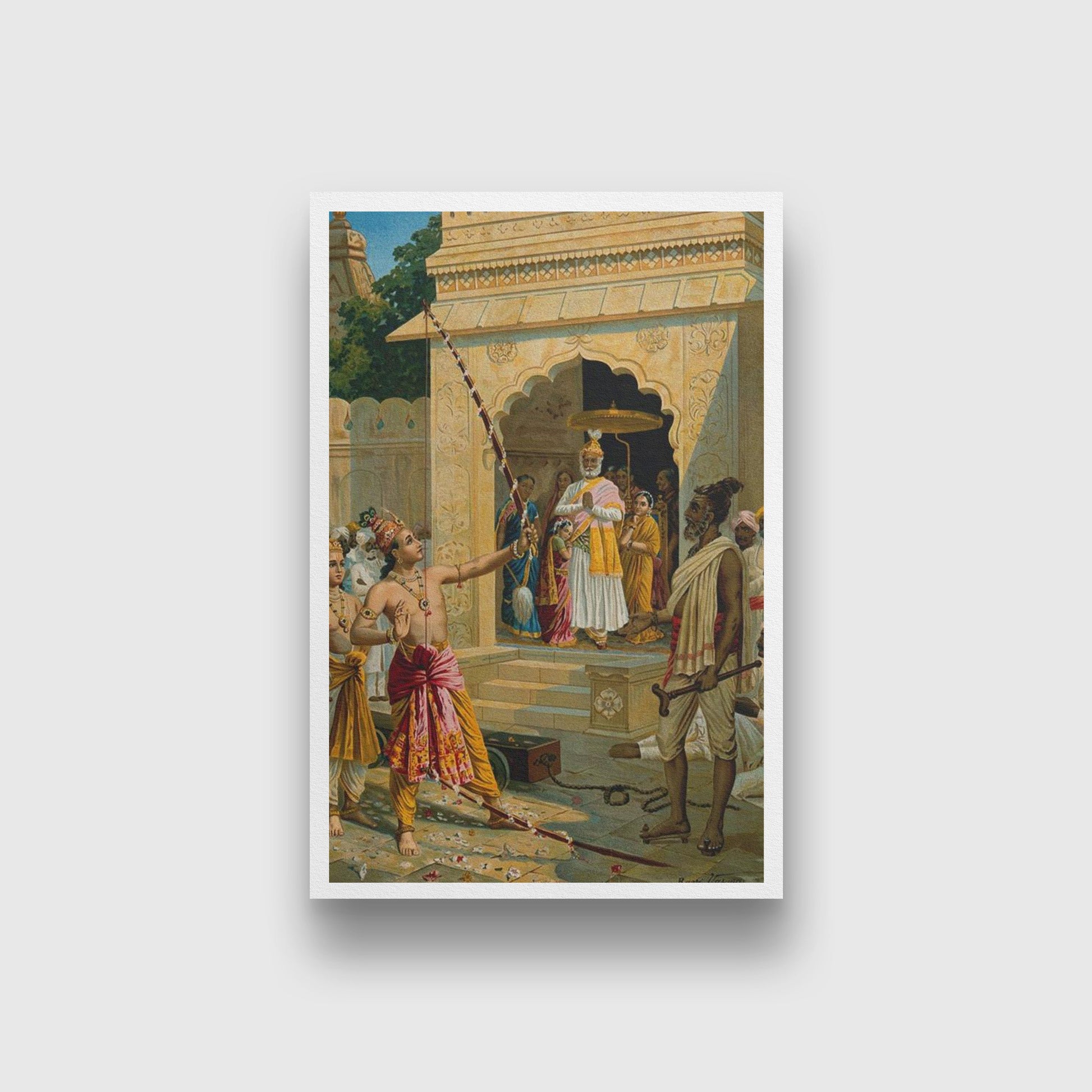 Svayamvara Painting - Meri Deewar 2 : 3 Vertical Premium Wall Art Canvas by MeriDeewar