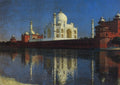 Taj mahal mausoleum Painting - Meri Deewar - MeriDeewar