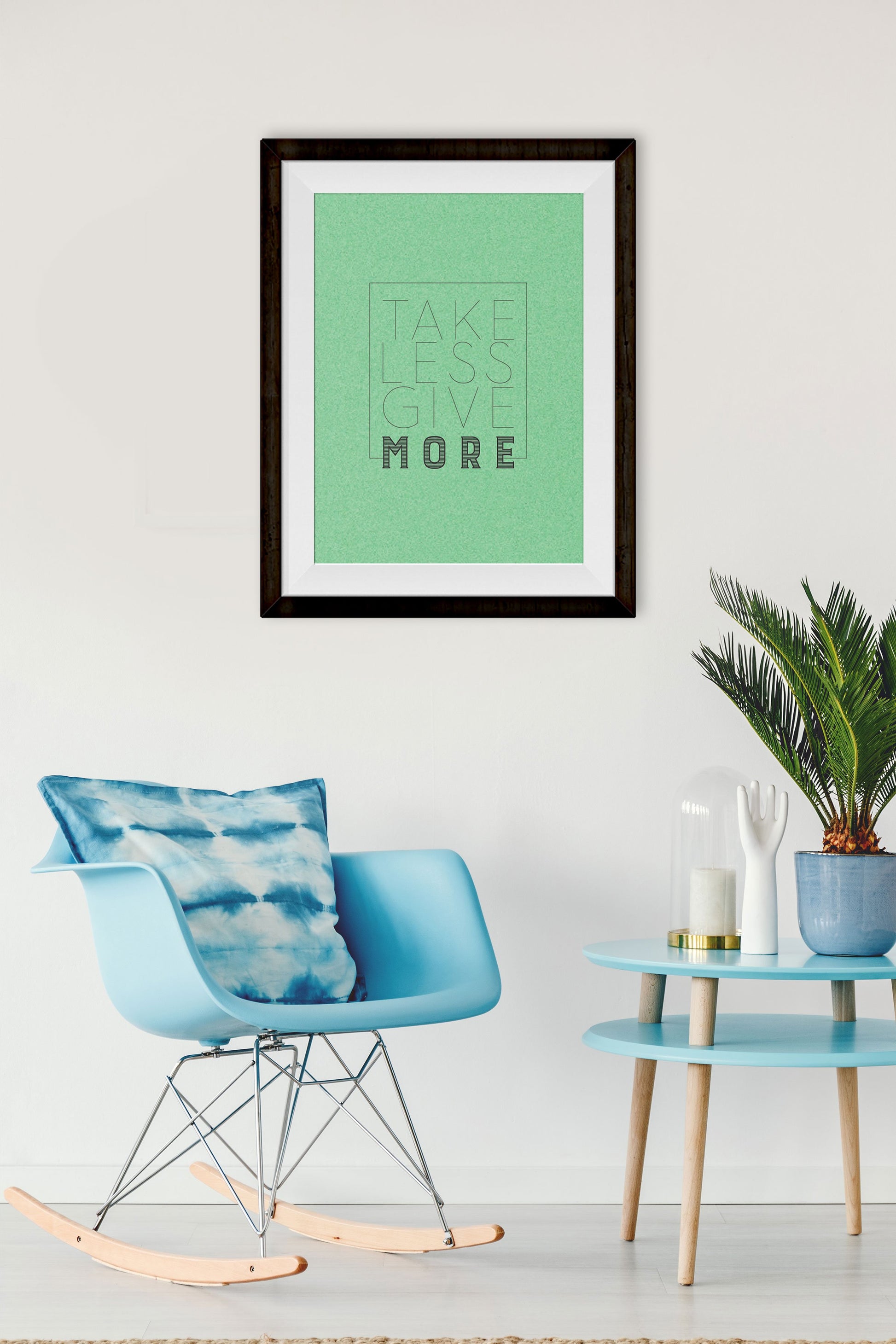 Take Less Give More  _ poster- Meri Deewar Poster A3 / Poster Premium Wall Art Canvas by MeriDeewar