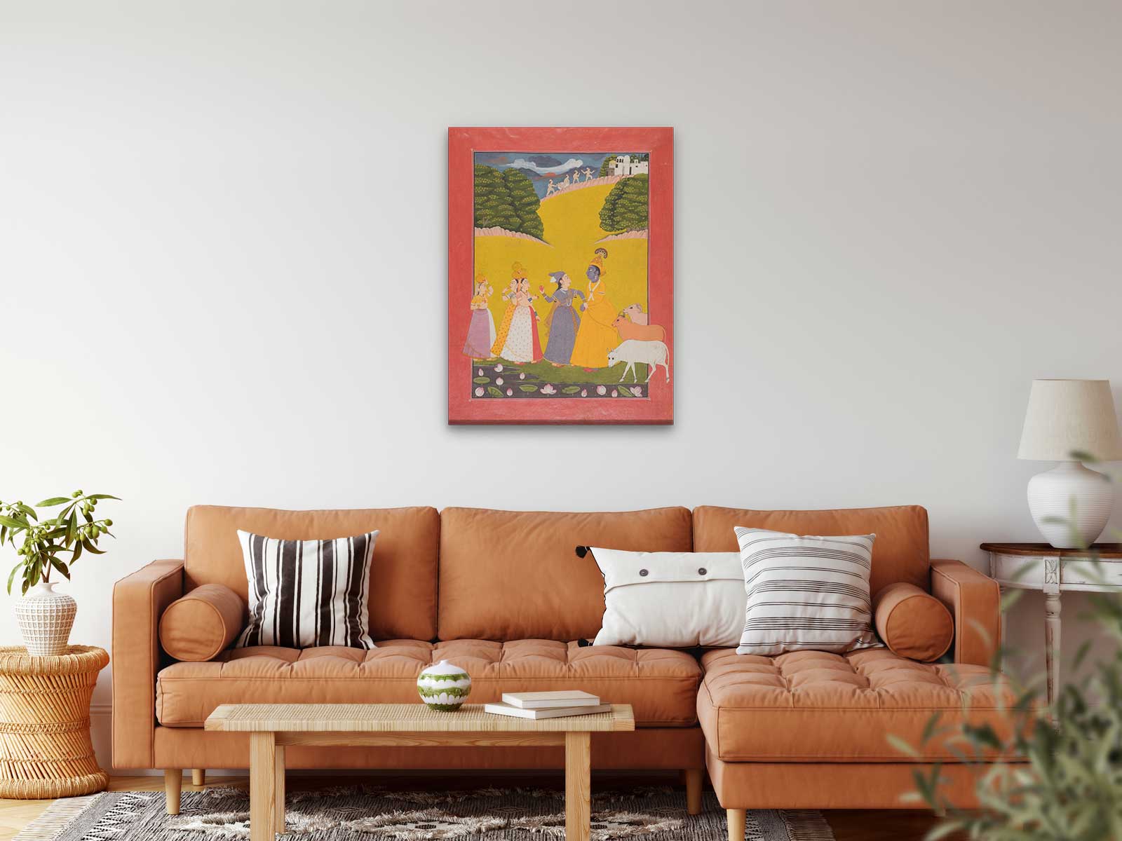Taking of the Toll, Dana-Lila Painting 3 : 4 Vertical Premium Wall Art Canvas by MeriDeewar