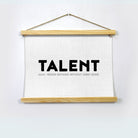 Talent Poster Hanging Canvas Hanging Canvas Premium Wall Art Canvas by MeriDeewar