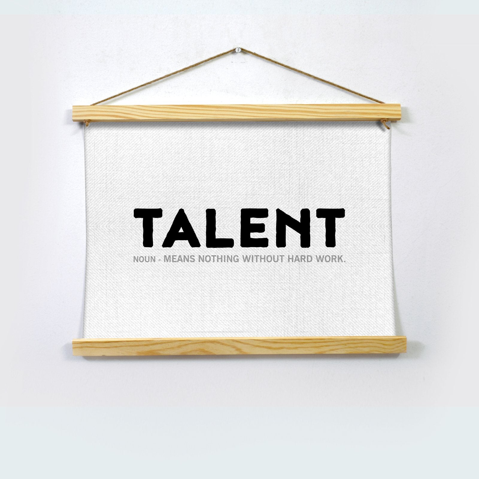 Talent Poster Hanging Canvas Hanging Canvas Premium Wall Art Canvas by MeriDeewar