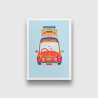 Taxi painting 2 : 3 Vertical Premium Wall Art Canvas by MeriDeewar