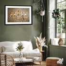 Teachings of Buddha Wall Painting 3 : 2 Horizontal Premium Wall Art Canvas by MeriDeewar