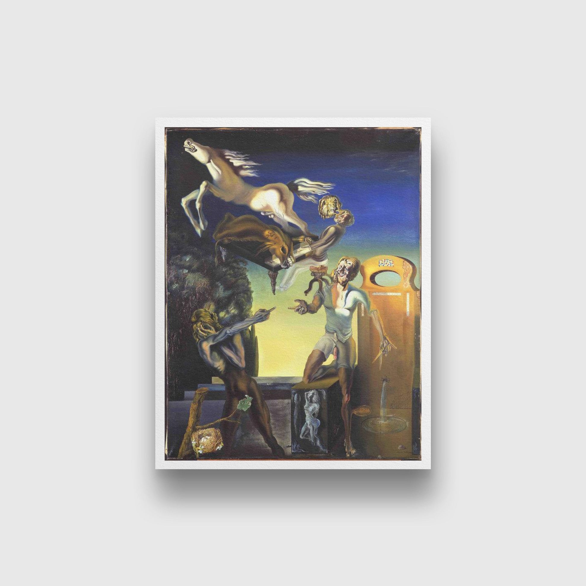 temple of diana at ephesus Painting - Meri Deewar 3 : 4 Vertical Premium Wall Art Canvas by MeriDeewar