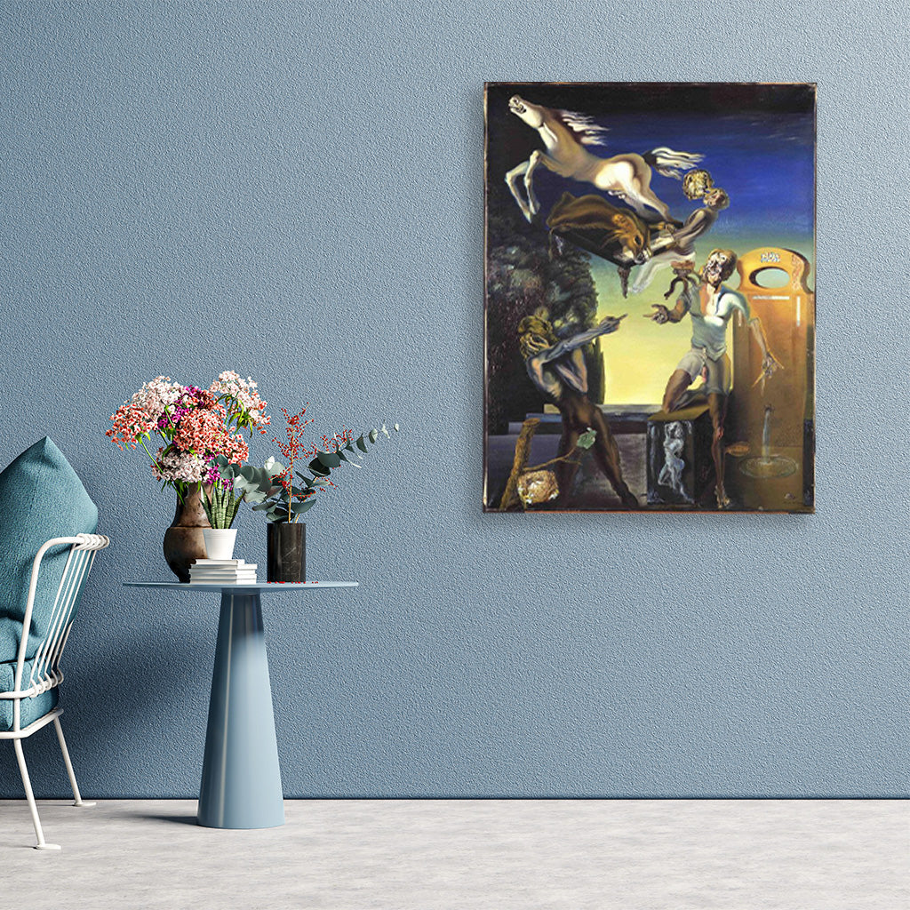 temple of diana at ephesus Painting - Meri Deewar 3 : 4 Vertical Premium Wall Art Canvas by MeriDeewar
