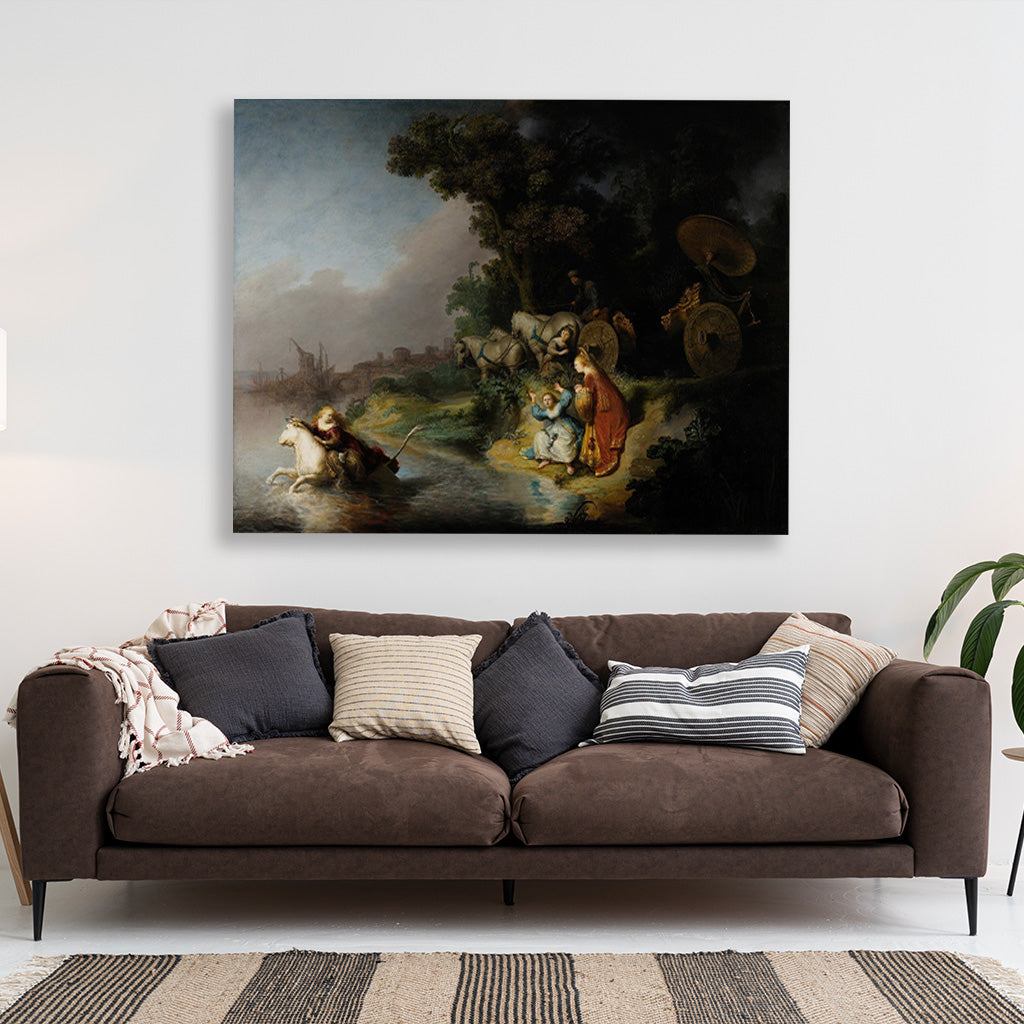 The Abduction of Europa Painting - Meri Deewar 5 : 4 Horizontal Premium Wall Art Canvas by MeriDeewar