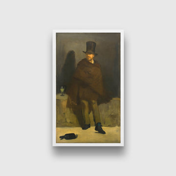 The Absinthe Drinker Painting - Meri Deewar 1 : 2 Vertical Premium Wall Art Canvas by MeriDeewar