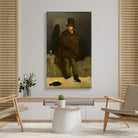 The Absinthe Drinker Painting - Meri Deewar 1 : 2 Vertical Premium Wall Art Canvas by MeriDeewar
