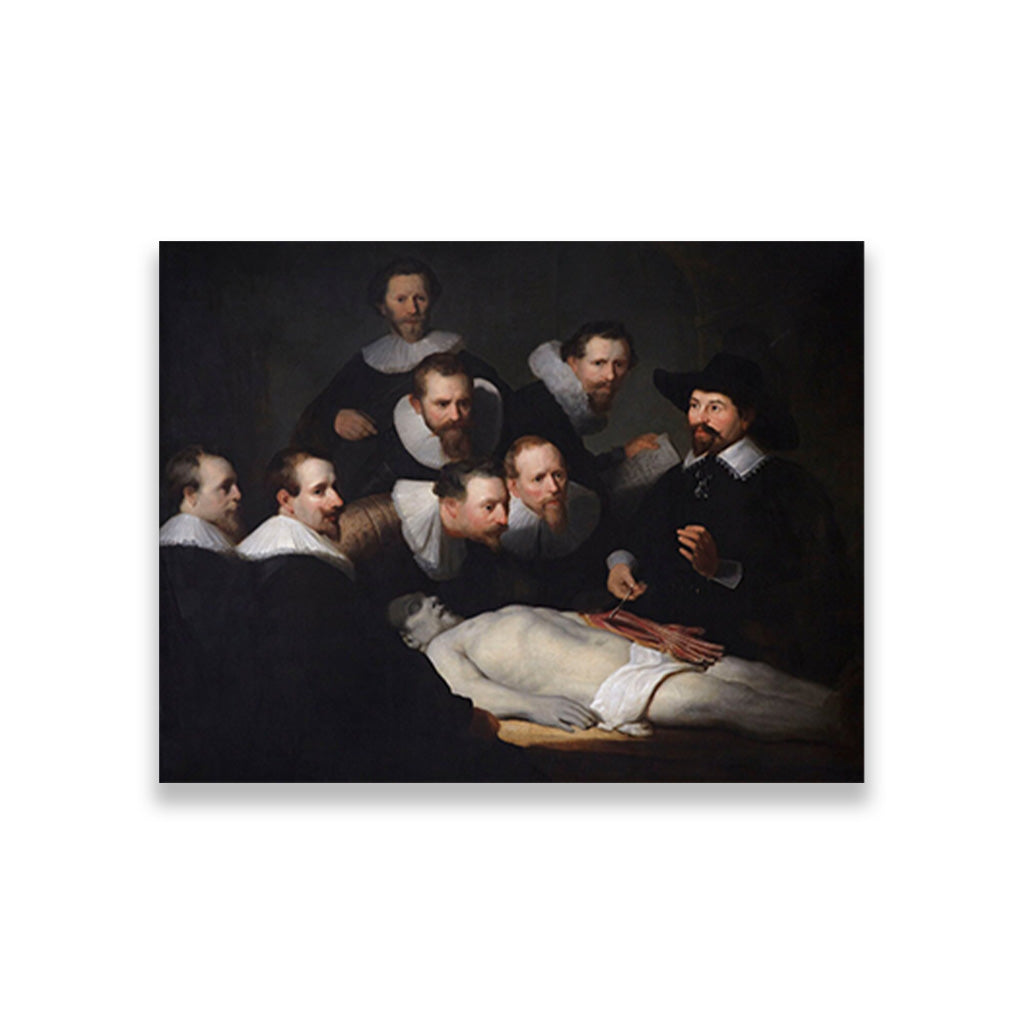 the anatomy lesson Painting - Meri Deewar 4 : 3 Horizontal Premium Wall Art Canvas by MeriDeewar