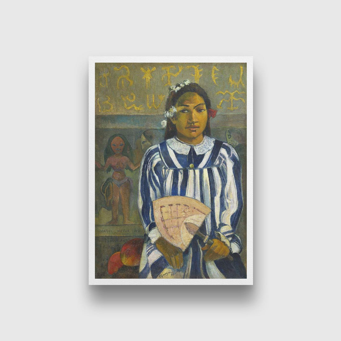 THE ANCESTORS OF TEHAMANA Painting - Meri Deewar 2 : 3 Vertical Premium Wall Art Canvas by MeriDeewar