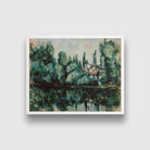 The Banks of the Marne Painting - Meri Deewar 4 :5 Vertical Premium Wall Art Canvas by MeriDeewar