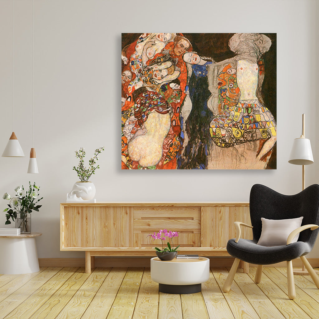The Bride painting 6 : 5 Horizontal Premium Wall Art Canvas by MeriDeewar