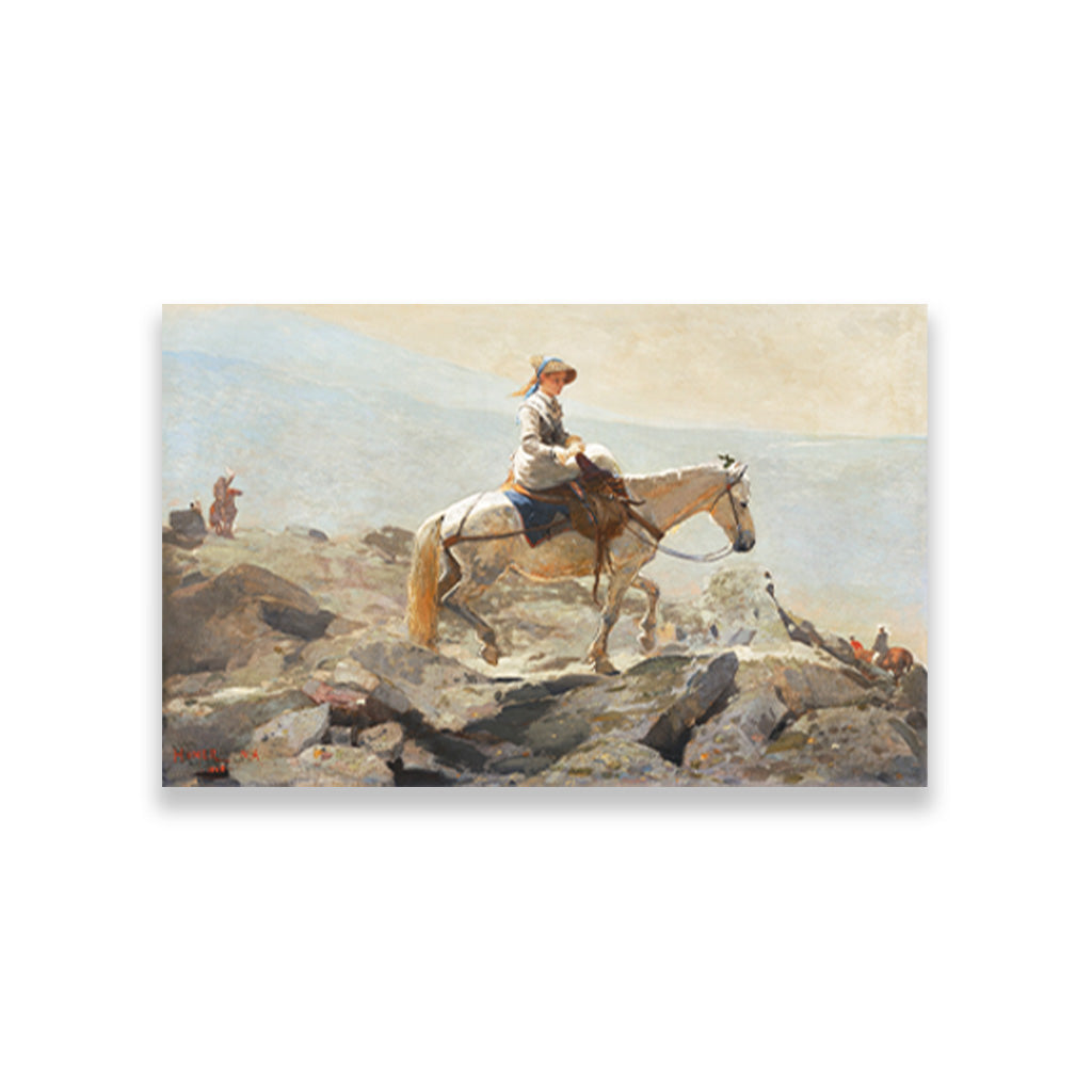 The Bridle Path, White Mountains painting - Meri Deewar 3 : 2 Horizontal Premium Wall Art Canvas by MeriDeewar