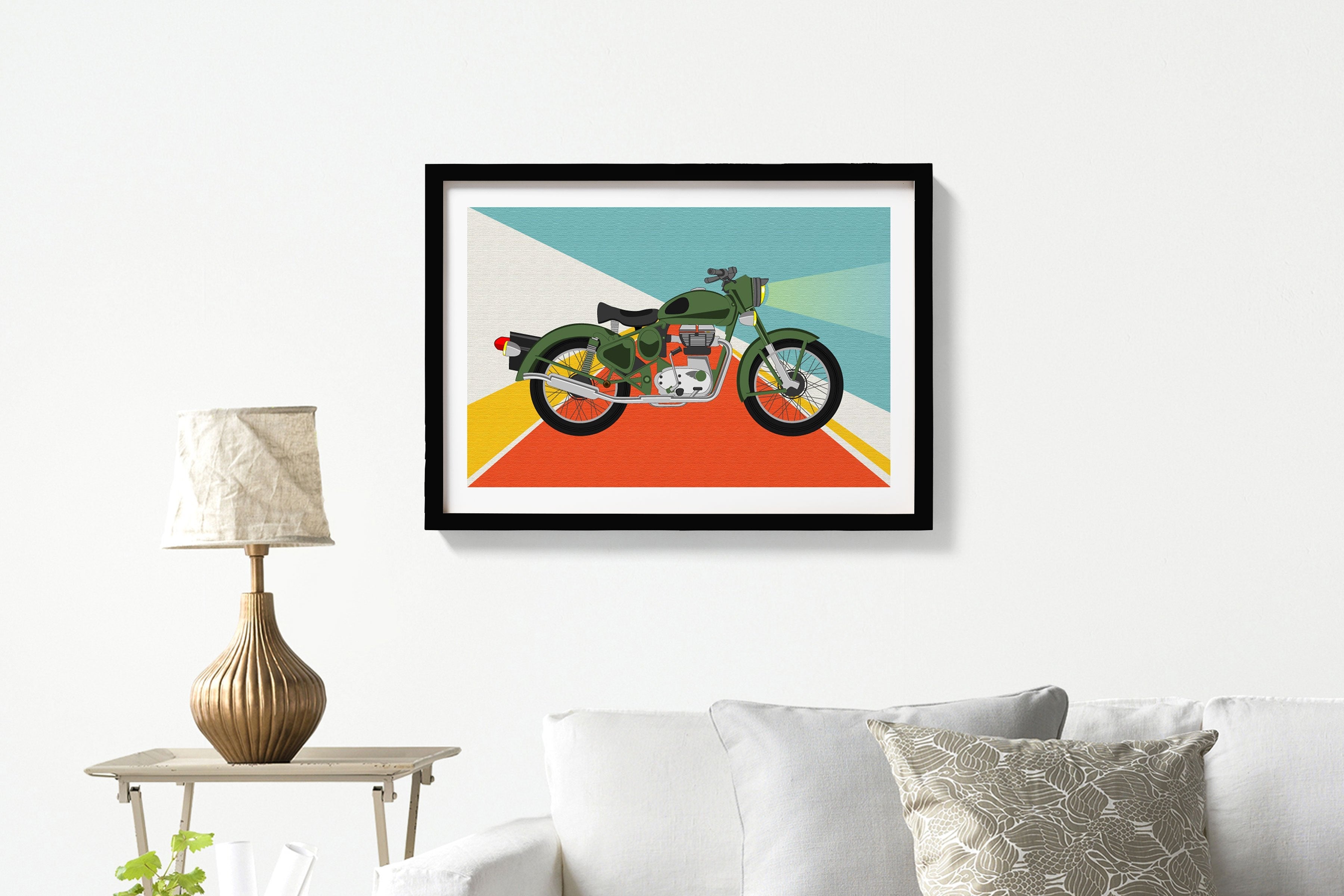 The Bullet Painting - Meri Deewar 3 : 2 Horizontal Premium Wall Art Canvas by MeriDeewar