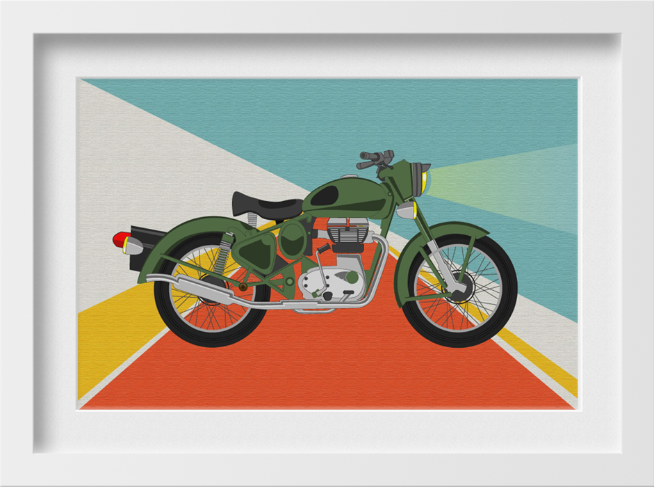 The Bullet Painting - Meri Deewar 3 : 2 Horizontal Premium Wall Art Canvas by MeriDeewar