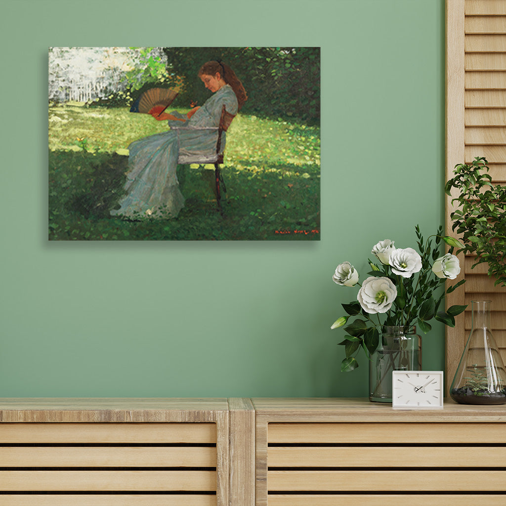 The Butterfly painting - Meri Deewar 3 : 2 Horizontal Premium Wall Art Canvas by MeriDeewar