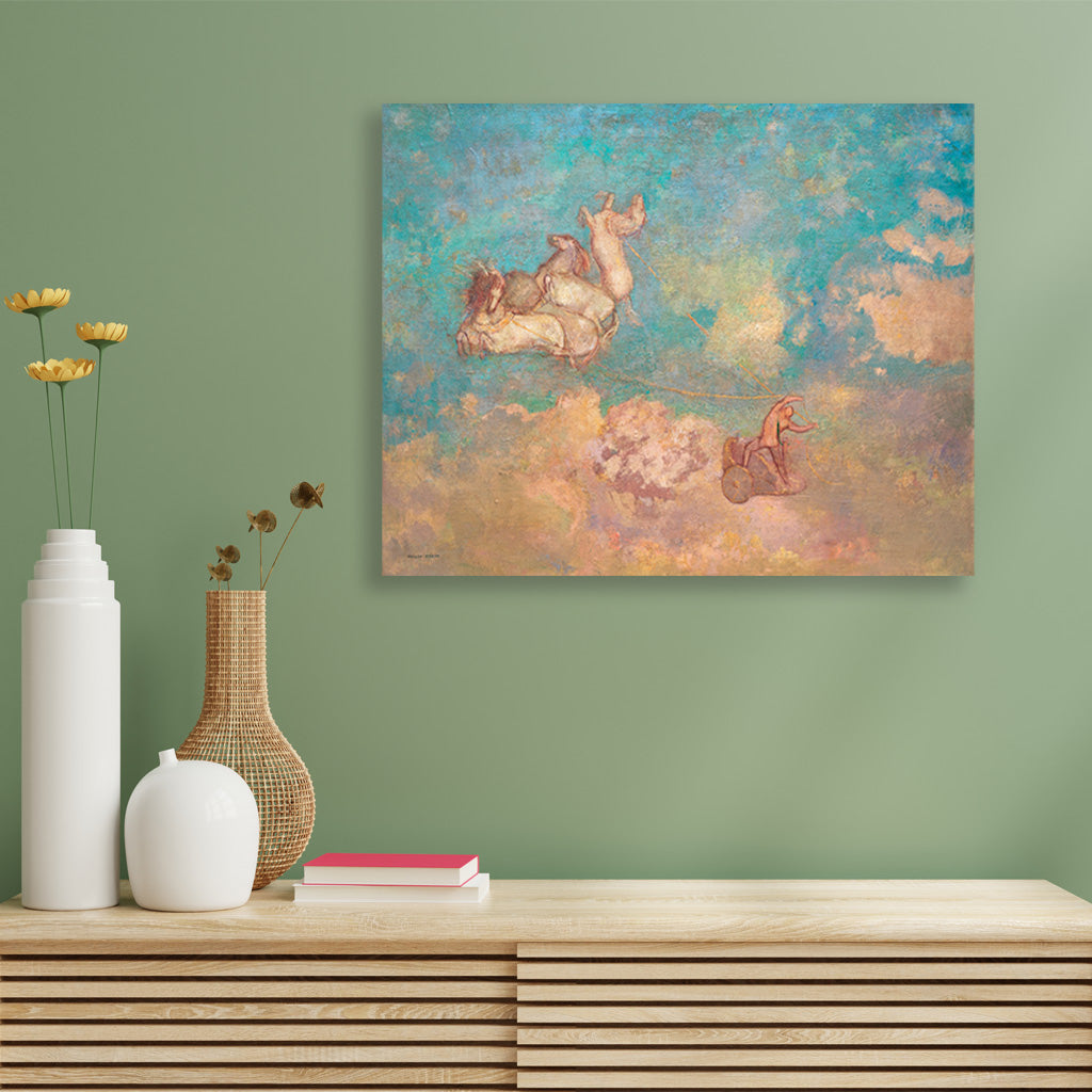 The Chariot of Apollo painting 5 : 4 Horizontal Premium Wall Art Canvas by MeriDeewar