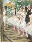 The Dance Class Painting - Meri Deewar 3 : 4 Vertical Premium Wall Art Canvas by MeriDeewar