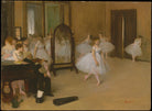 The Dancing Class Painting - Meri Deewar 4 : 3 Horizontal Premium Wall Art Canvas by MeriDeewar