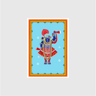 The deity at the famous Vaishnav temple of Shri Nathadwara in Rajasthan Painting - Meri Deewar 2 : 3 Vertical Premium Wall Art Canvas by MeriDeewar