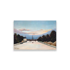 The Eiffel Tower famous painting  - Meri Deewar 3 : 2 Horizontal Premium Wall Art Canvas by MeriDeewar