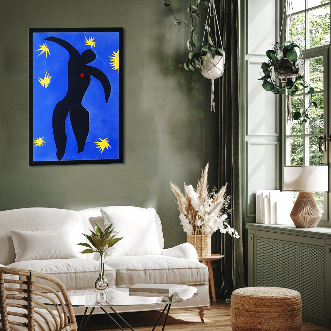 The Fall of Icarus by Henri Matisse Painting 2 : 3 Vertical Premium Wall Art Canvas by MeriDeewar