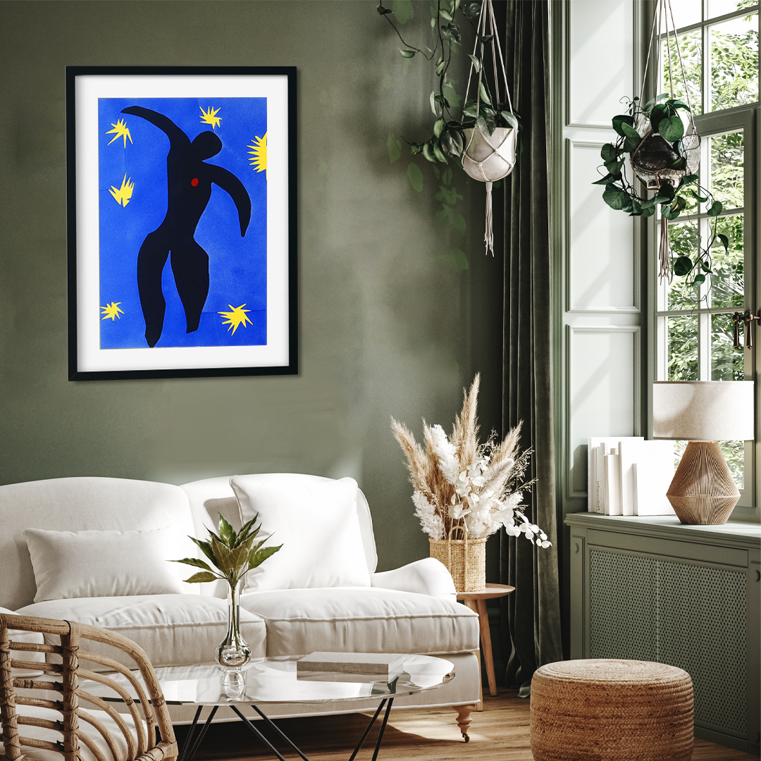 The Fall of Icarus by Henri Matisse Painting 2 : 3 Vertical Premium Wall Art Canvas by MeriDeewar