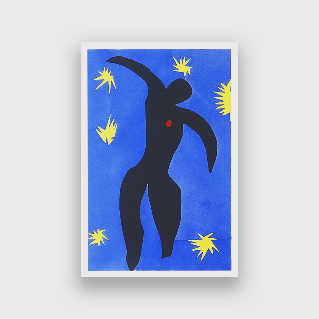 The Fall of Icarus by Henri Matisse Painting 2 : 3 Vertical Premium Wall Art Canvas by MeriDeewar