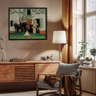 The Family La Famille Painting 6 : 5 Horizontal Premium Wall Art Canvas by MeriDeewar