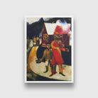 The Fiddler Painting - Meri Deewar 3 : 4.2 Vertical Premium Wall Art Canvas by MeriDeewar