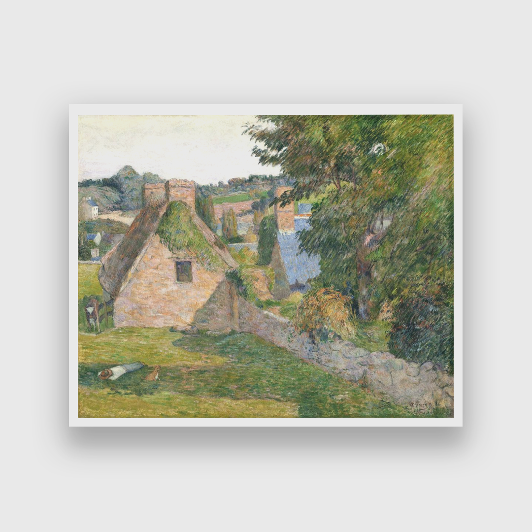The Field of Derout Lollichon Painting 4 : 3 Horizontal Premium Wall Art Canvas by MeriDeewar