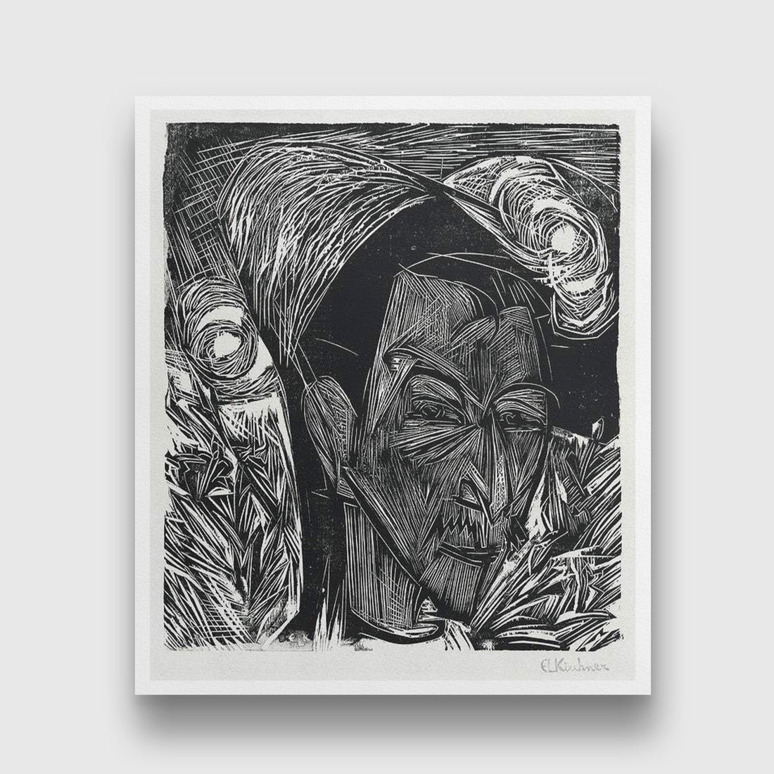 The Fifth Bauhaus Portfolio German Artists Painting - MeriDeewar 5 : 6 Vertical Premium Wall Art Canvas by MeriDeewar