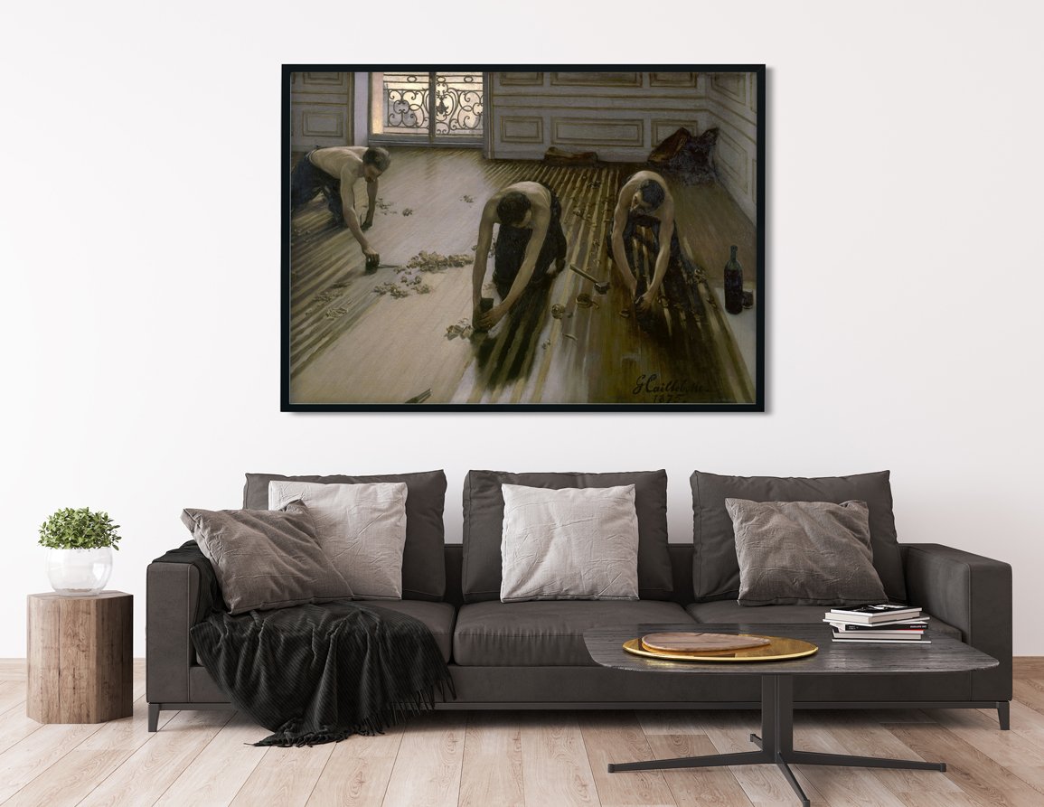 The Floor Planers Painting - Meri Deewar 4 : 3 Horizontal Premium Wall Art Canvas by MeriDeewar