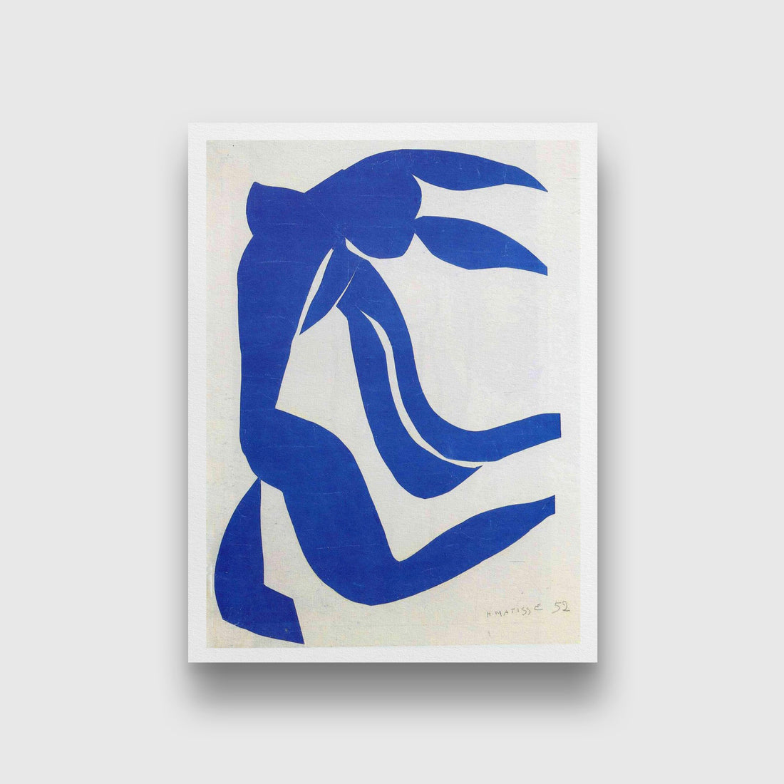 The Flowing Hair Painting - Meri Deewar 3 : 4 Vertical Premium Wall Art Canvas by MeriDeewar