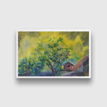 The Forest Way Painting - Meri Deewar 3 : 2 Horizontal Premium Wall Art Canvas by MeriDeewar