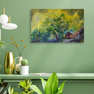 The Forest Way Painting - Meri Deewar 3 : 2 Horizontal Premium Wall Art Canvas by MeriDeewar