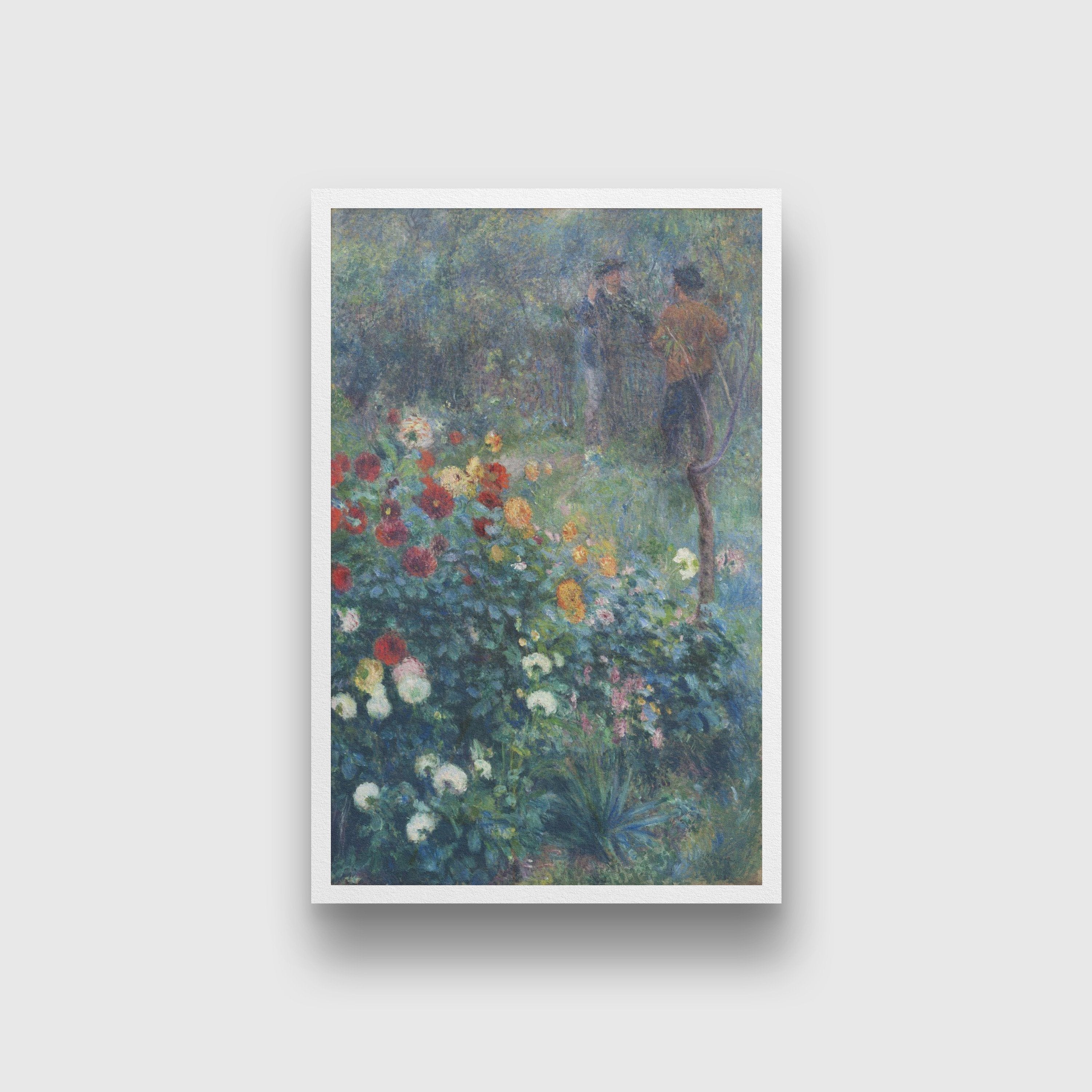 The Garden in the Rue Cortot Painting - Meri Deewar 2 : 3 Vertical Premium Wall Art Canvas by MeriDeewar