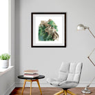 The Great Wall of China Painting - Meri Deewar 1 : 1 Square Premium Wall Art Canvas by MeriDeewar