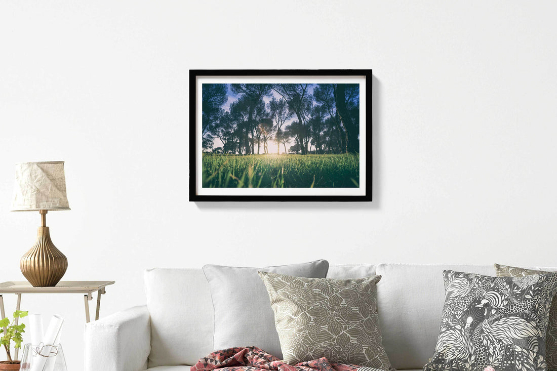 The green land Painting - Meri Deewar 3 : 2 Horizontal Premium Wall Art Canvas by MeriDeewar