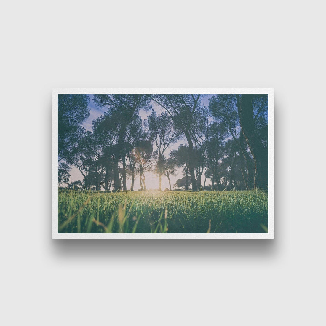The green land Painting - Meri Deewar 3 : 2 Horizontal Premium Wall Art Canvas by MeriDeewar