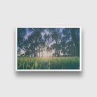 The green land Painting - Meri Deewar 3 : 2 Horizontal Premium Wall Art Canvas by MeriDeewar