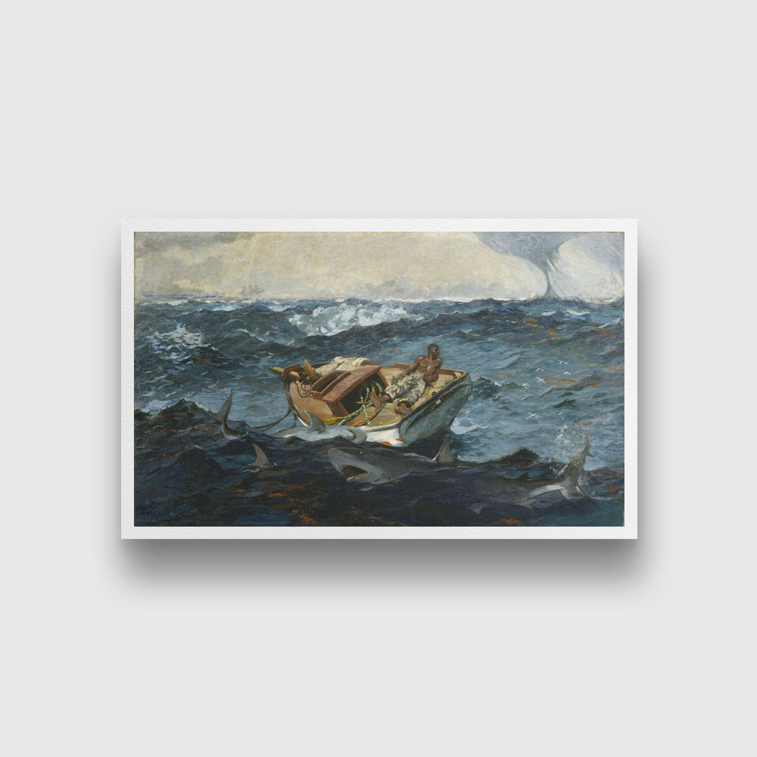 The Gulf Stream Painting - Meri Deewar 3 : 2 Horizontal Premium Wall Art Canvas by MeriDeewar