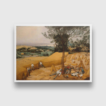 The Harvesters Painting - Meri Deewar 4 : 3 Horizontal Premium Wall Art Canvas by MeriDeewar
