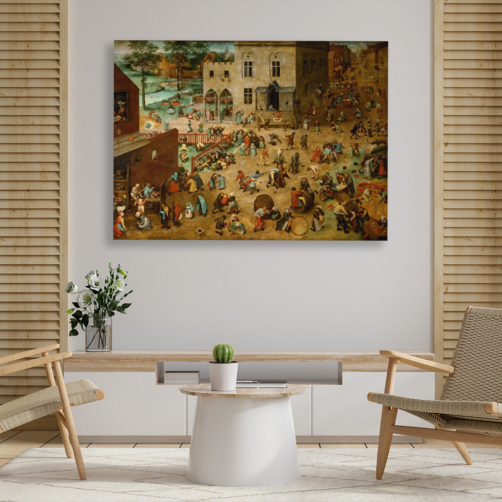 The Kermesse of St George Painting - Meri Deewar 4 : 3 Horizontal Premium Wall Art Canvas by MeriDeewar