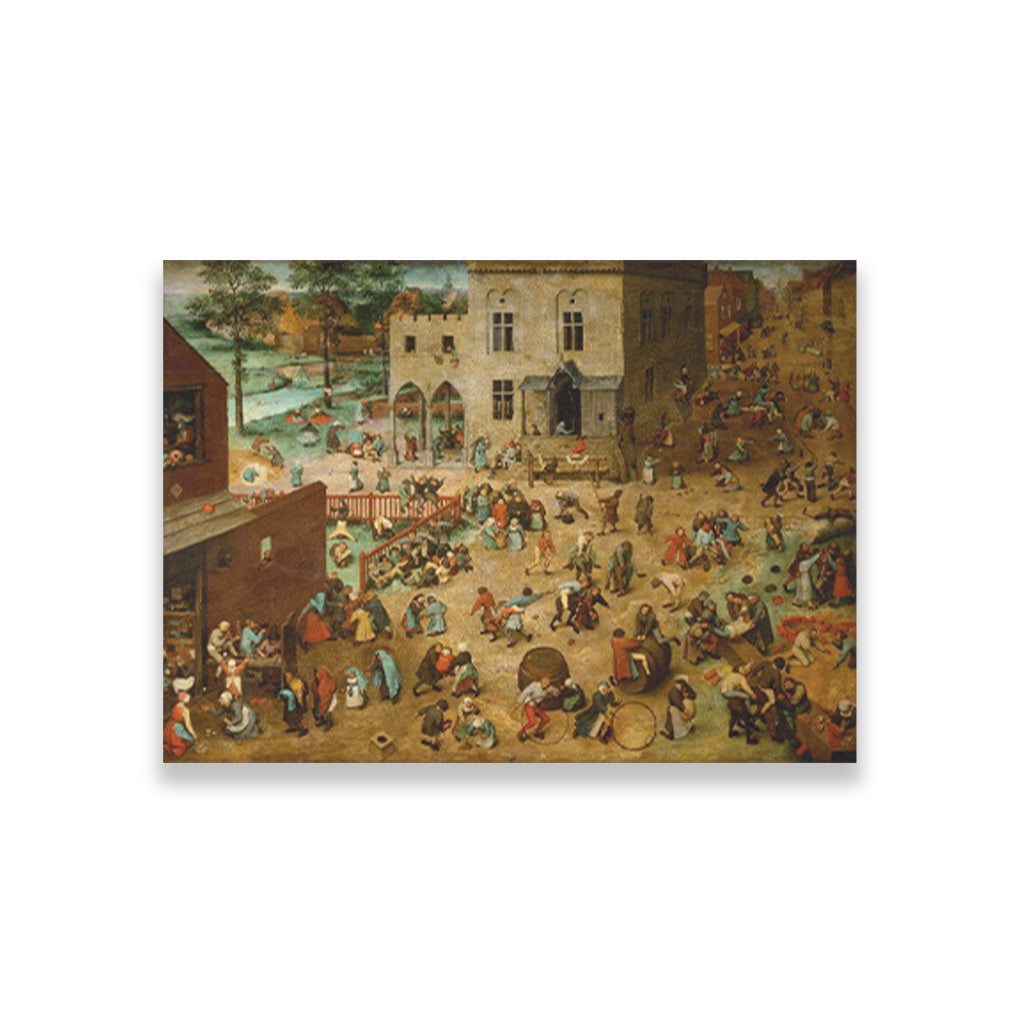 The Kermesse of St George Painting - Meri Deewar 4 : 3 Horizontal Premium Wall Art Canvas by MeriDeewar