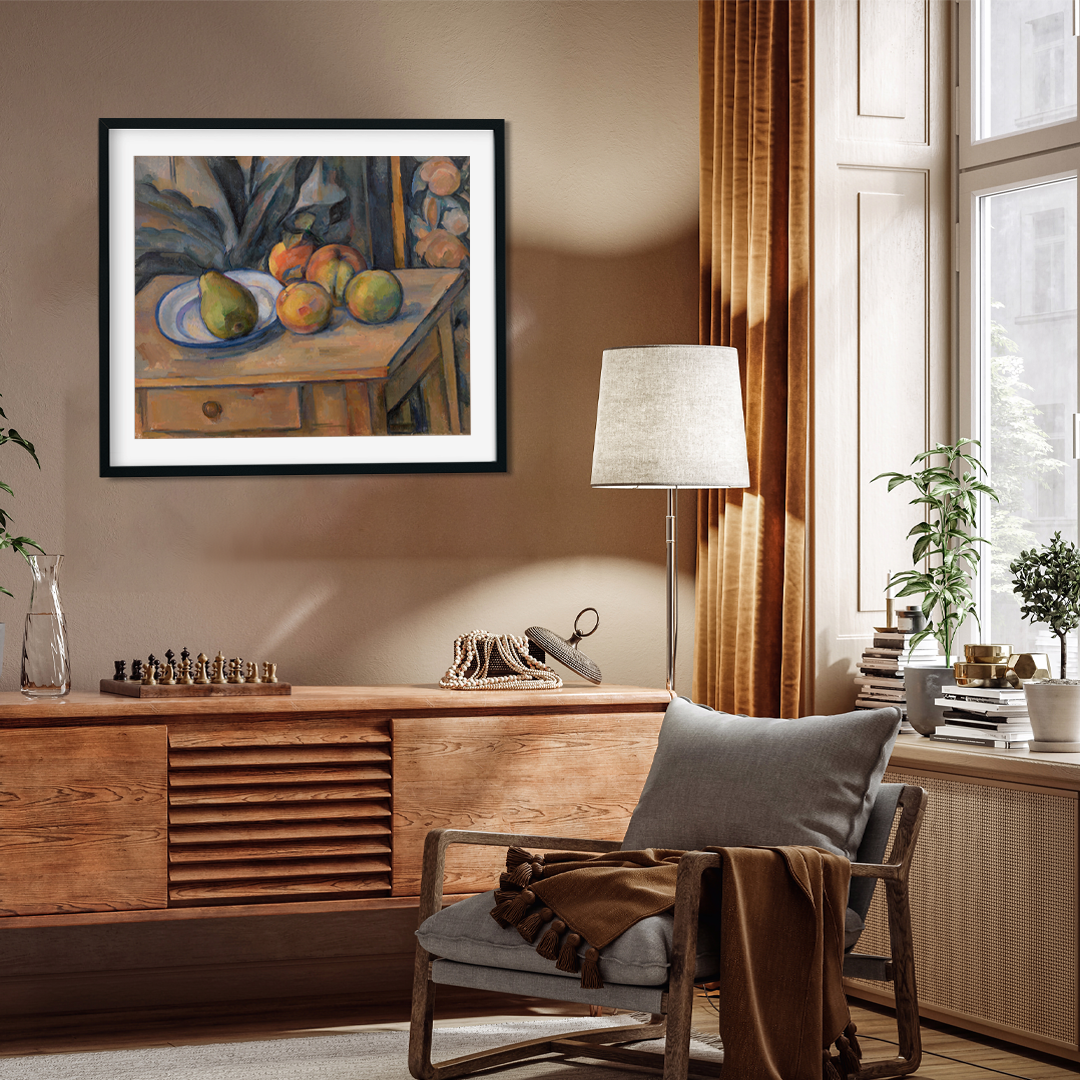 The Large Pear Painting 6 : 5 Horizontal Premium Wall Art Canvas by MeriDeewar