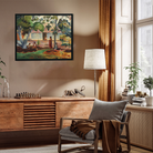 The large tree Painting 4 : 3 Horizontal Premium Wall Art Canvas by MeriDeewar